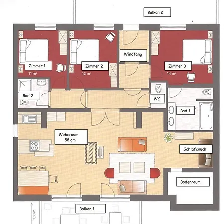 Apartment Seasons By In One
